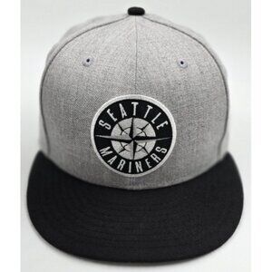 Seattle Mariners MLB Gray New Era 59Fifty Baseball Hat Cap Men's Size 7